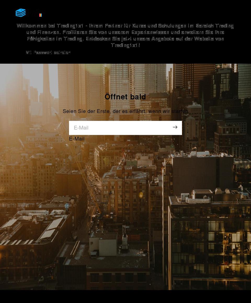 trading1x1.com shopify website screenshot