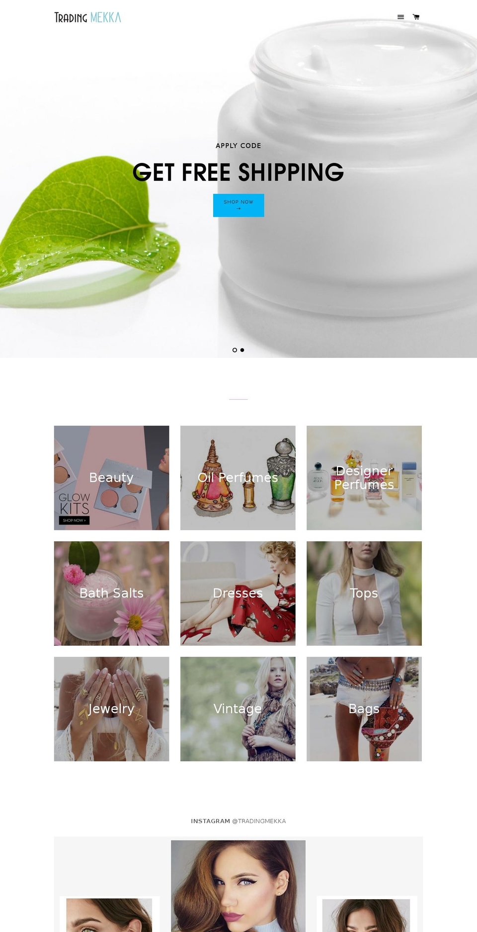 tradingmekka.com shopify website screenshot