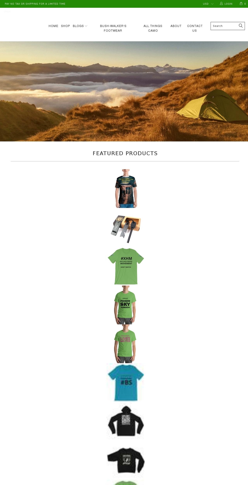 tradingpostal.com — Shopify storefront screenshot