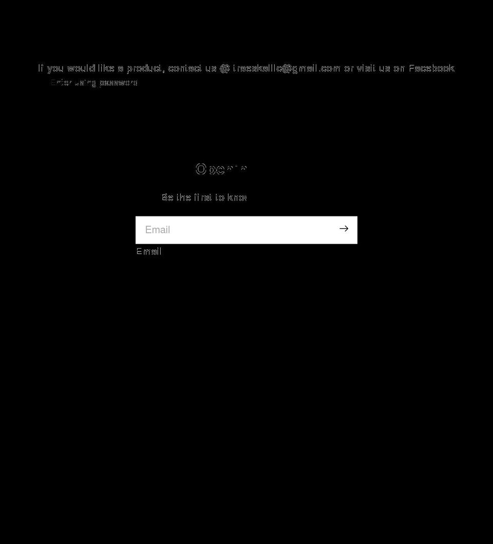 traeskal.myshopify.com shopify website screenshot