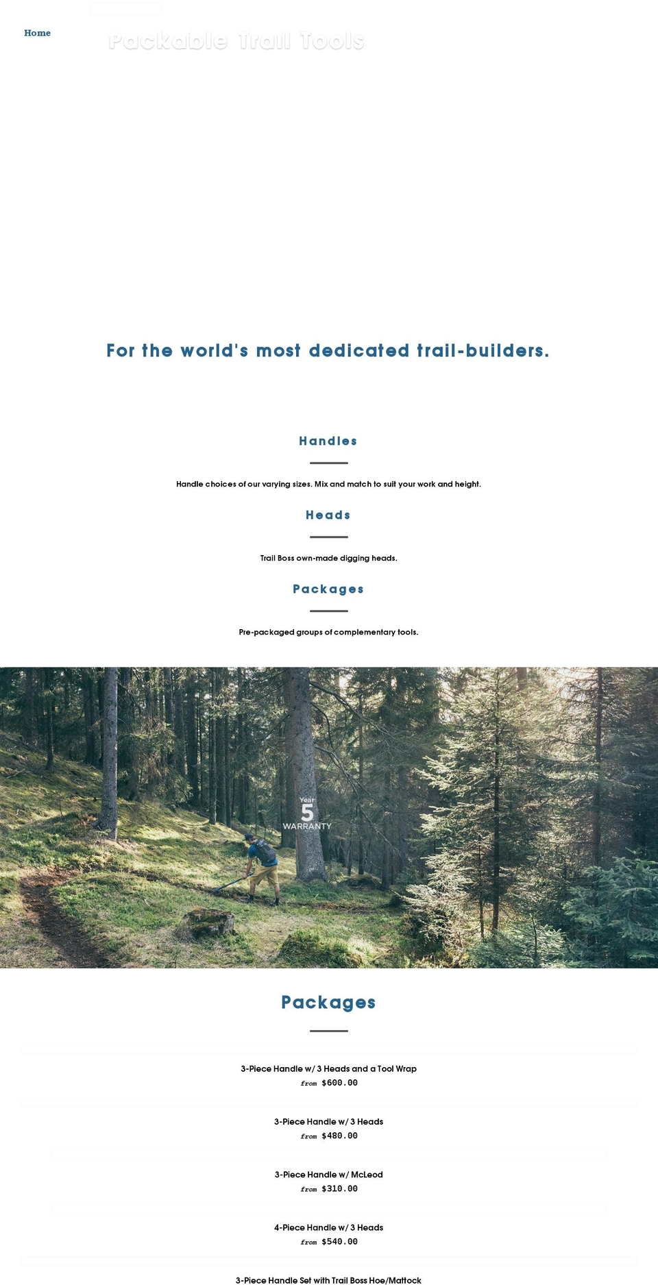 trailbossusa.com shopify website screenshot