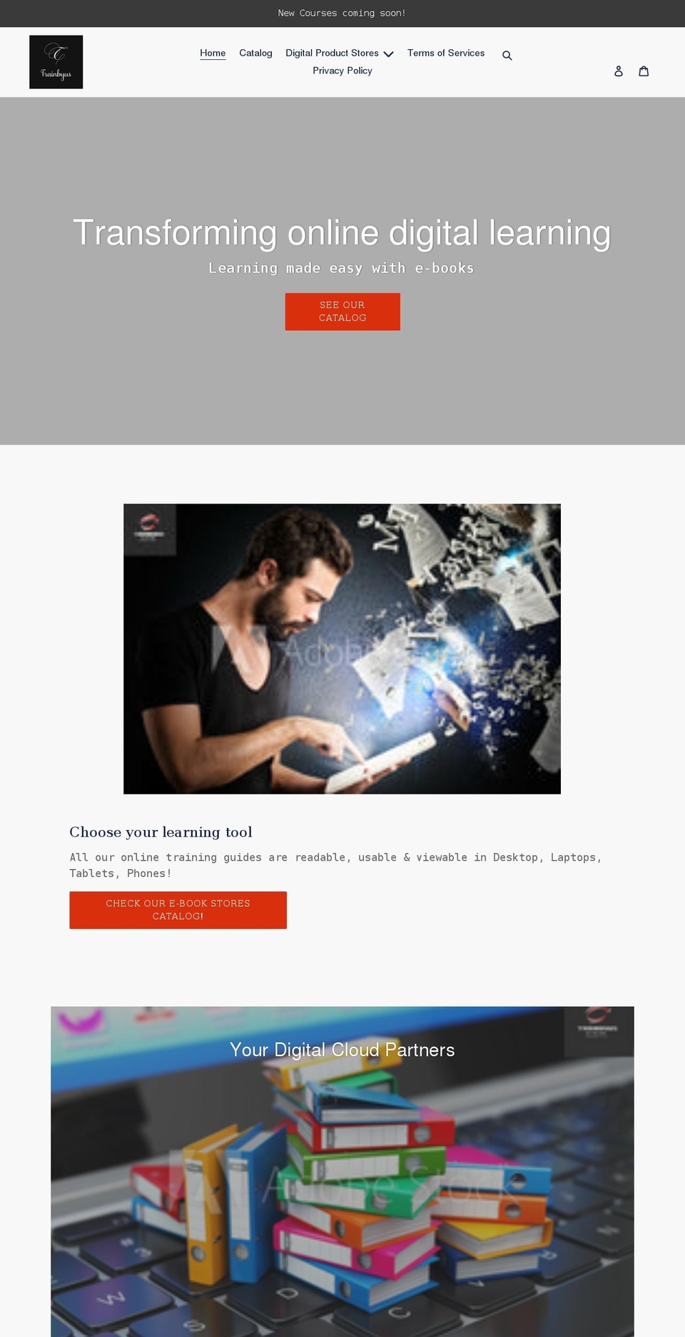 trainbyus.myshopify.com shopify website screenshot