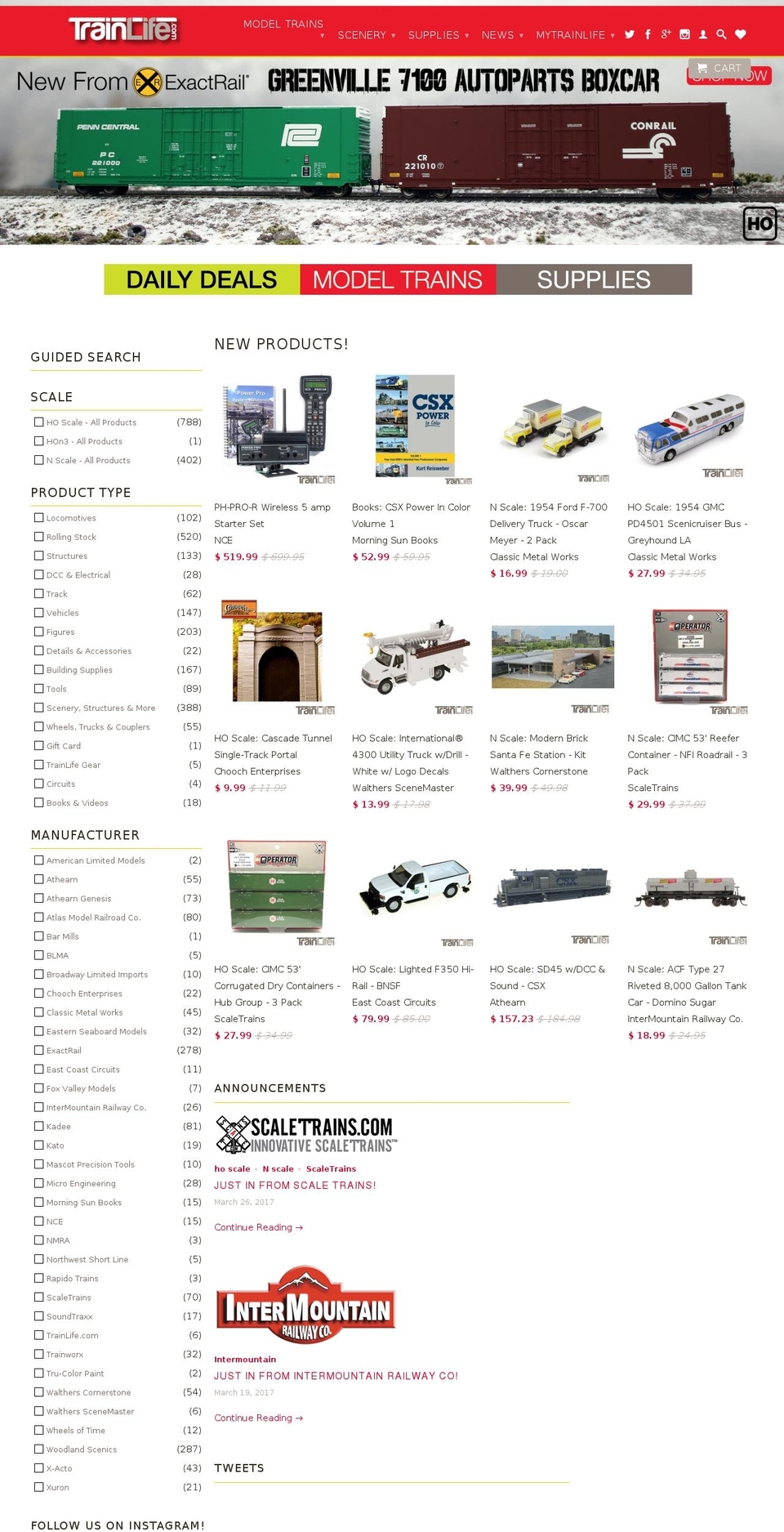 trainlife.com shopify website screenshot