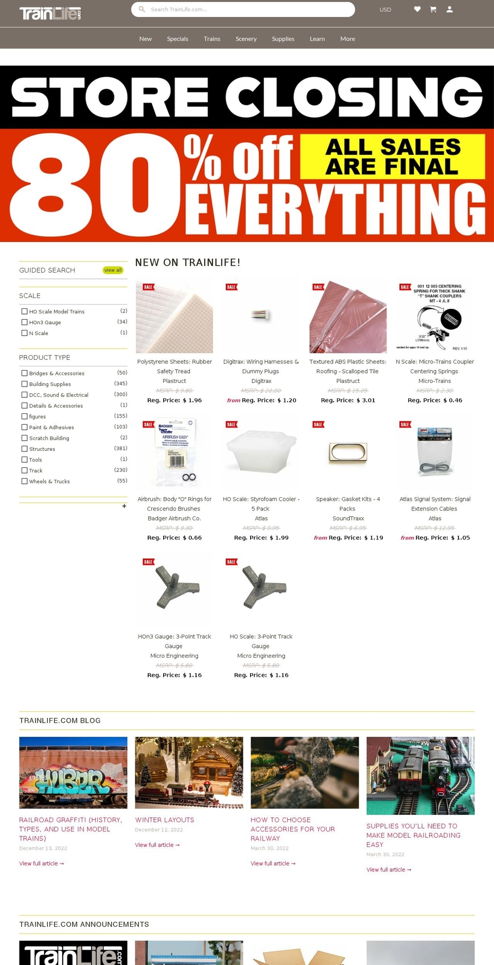 trainlife.myshopify.com shopify website screenshot