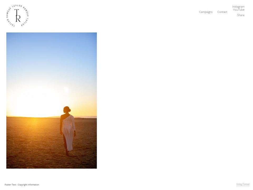 tramsue.com — Shopify storefront screenshot