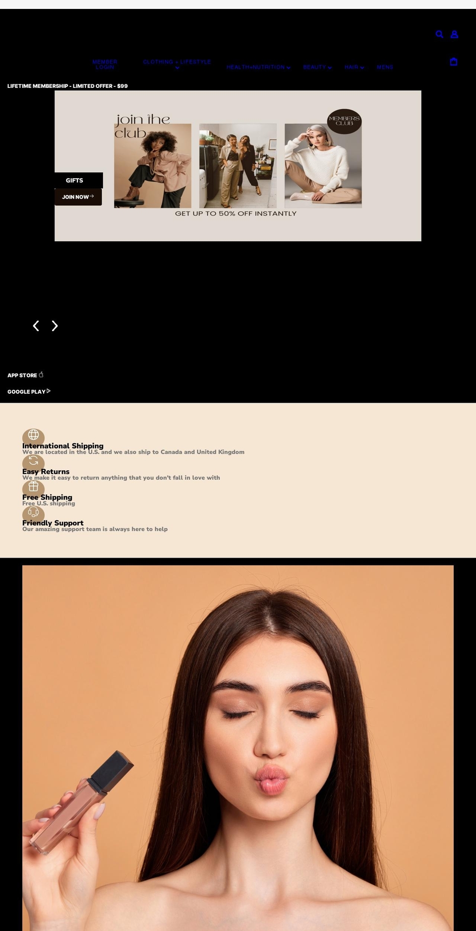 tran-scend.com shopify website screenshot