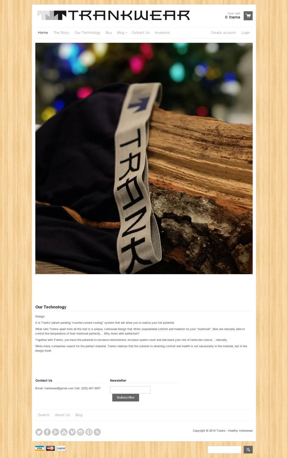 tranks.net shopify website screenshot