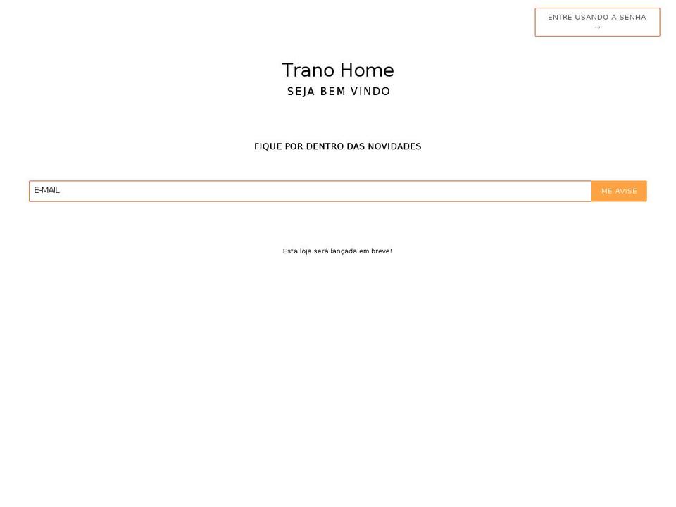 trano-home.myshopify.com shopify website screenshot