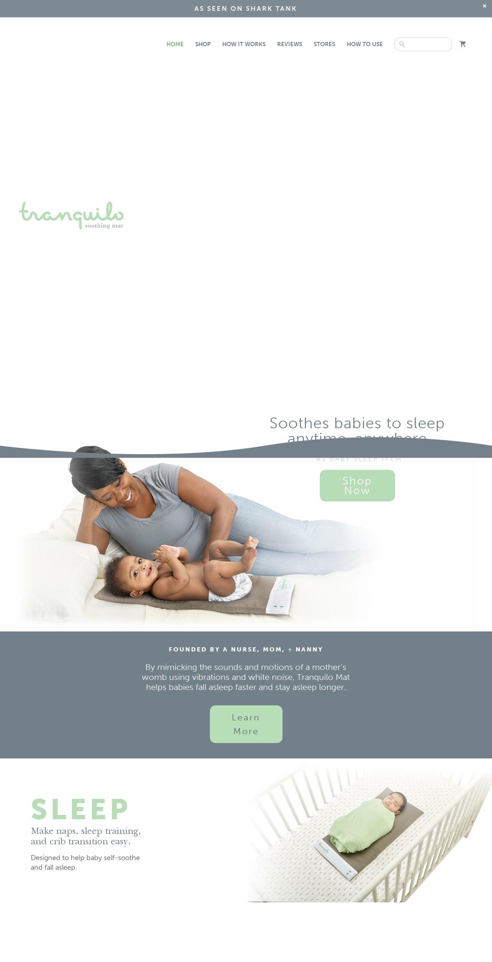 tranquillomats.com — Shopify storefront screenshot