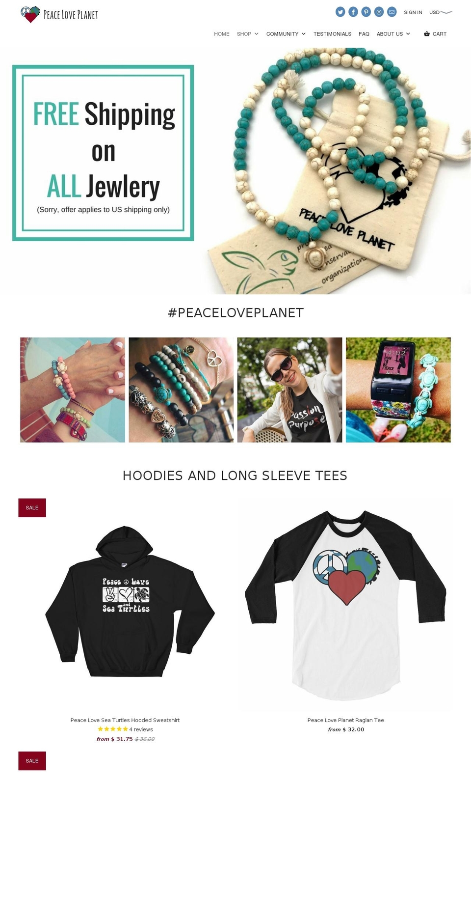 tranquiltreasuresboutique.com shopify website screenshot