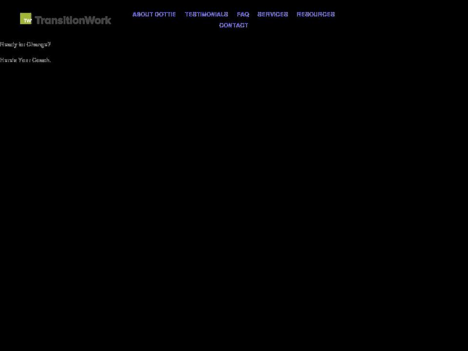 transitionwork.com shopify website screenshot