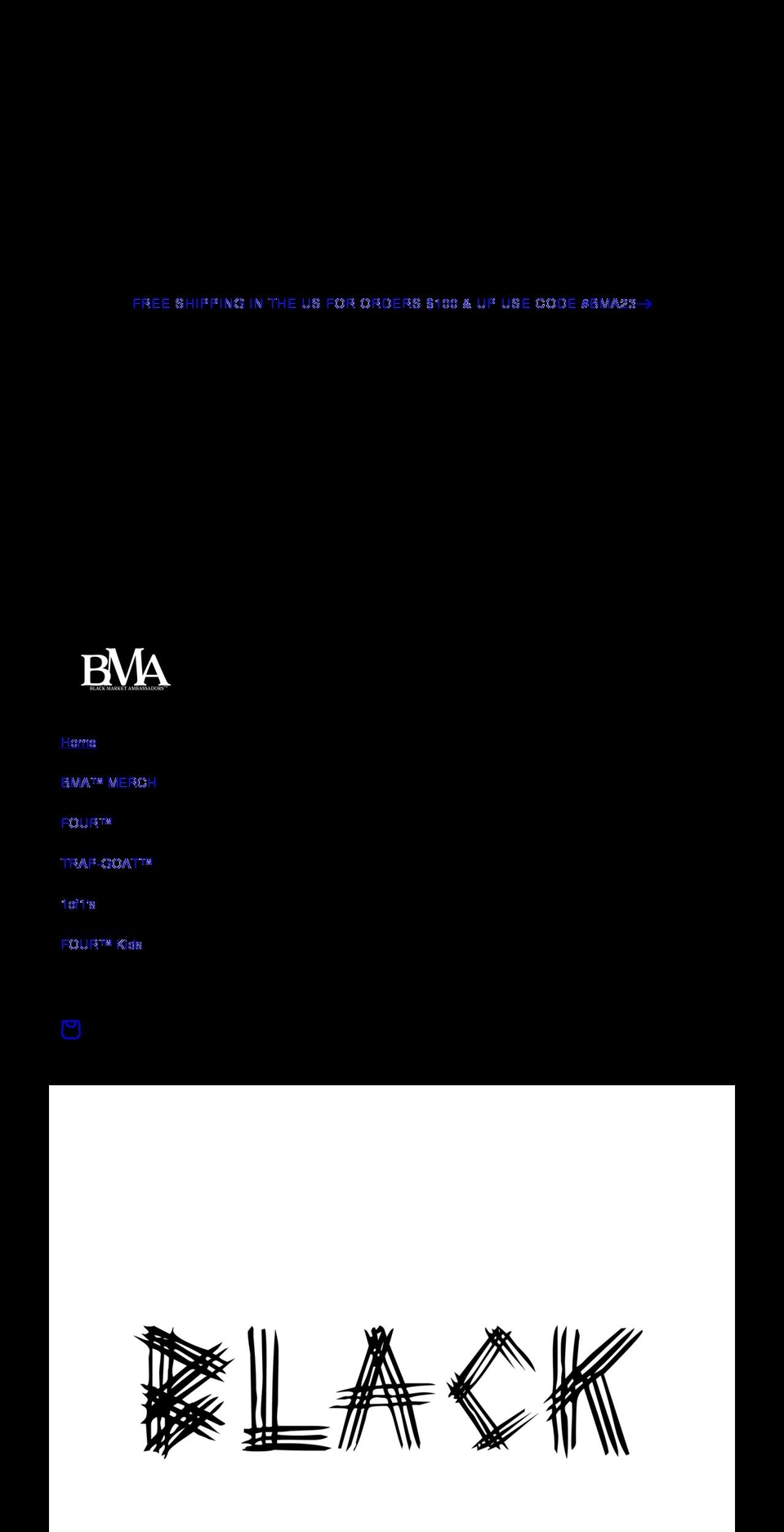 trapgoatclothing.com shopify website screenshot