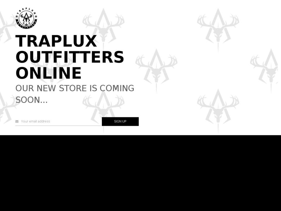 trapluxoutfitters.com shopify website screenshot