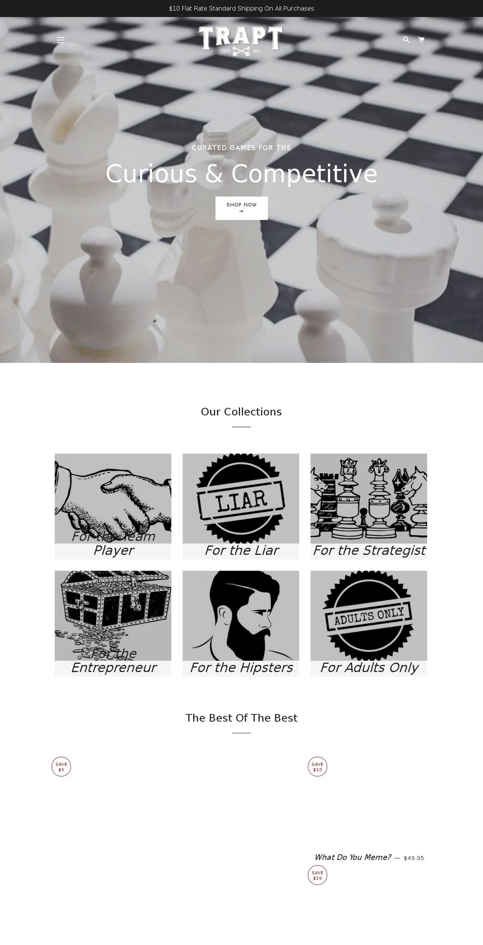 trapt.com.au shopify website screenshot
