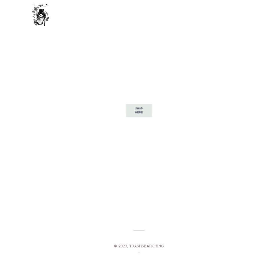 trashsearching.com shopify website screenshot