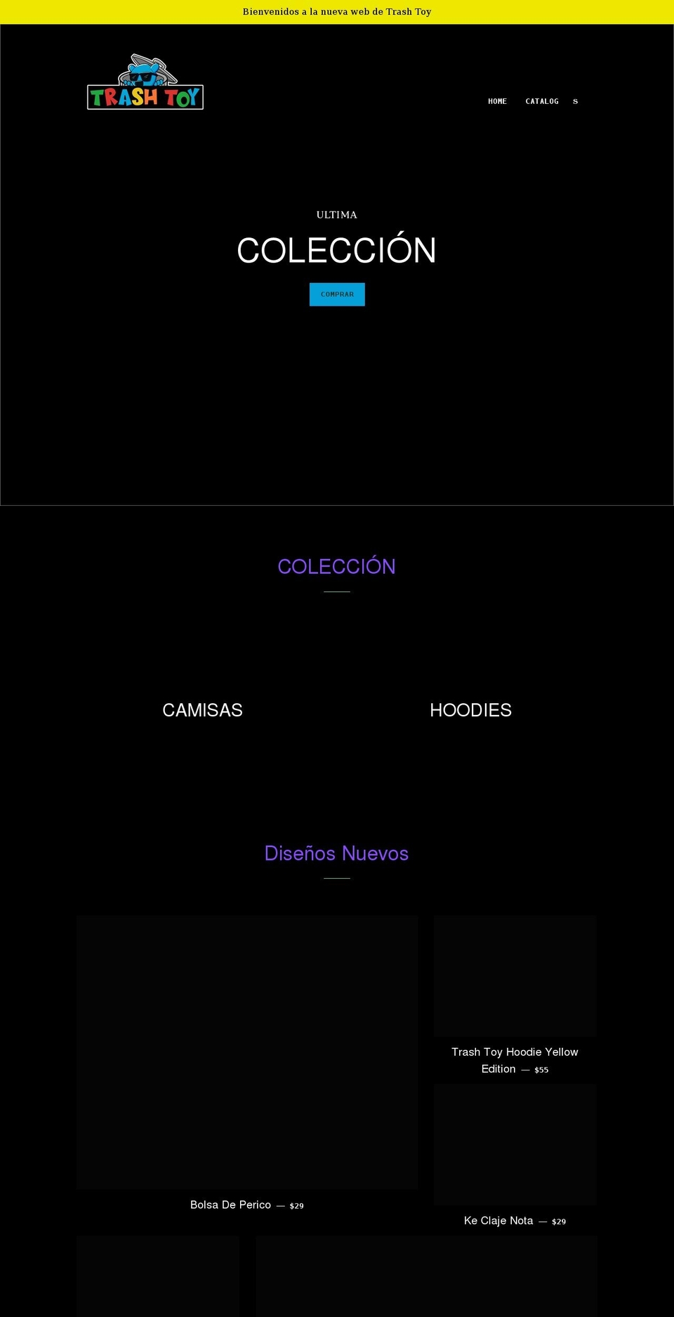 trashtoy.com shopify website screenshot