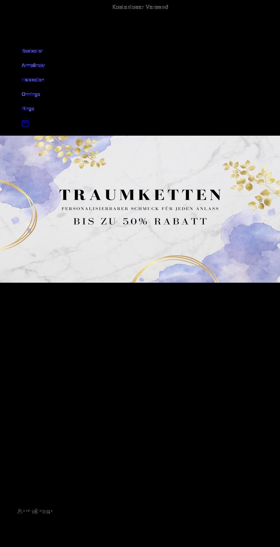 traumketten.de shopify website screenshot