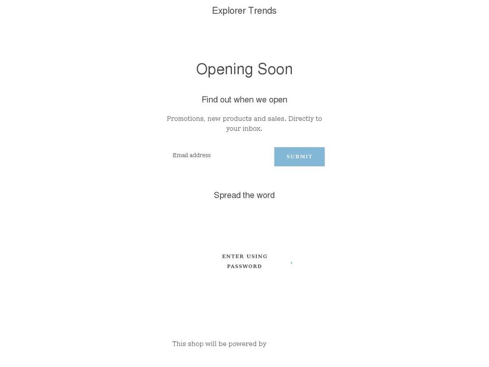traveler-trending.myshopify.com shopify website screenshot