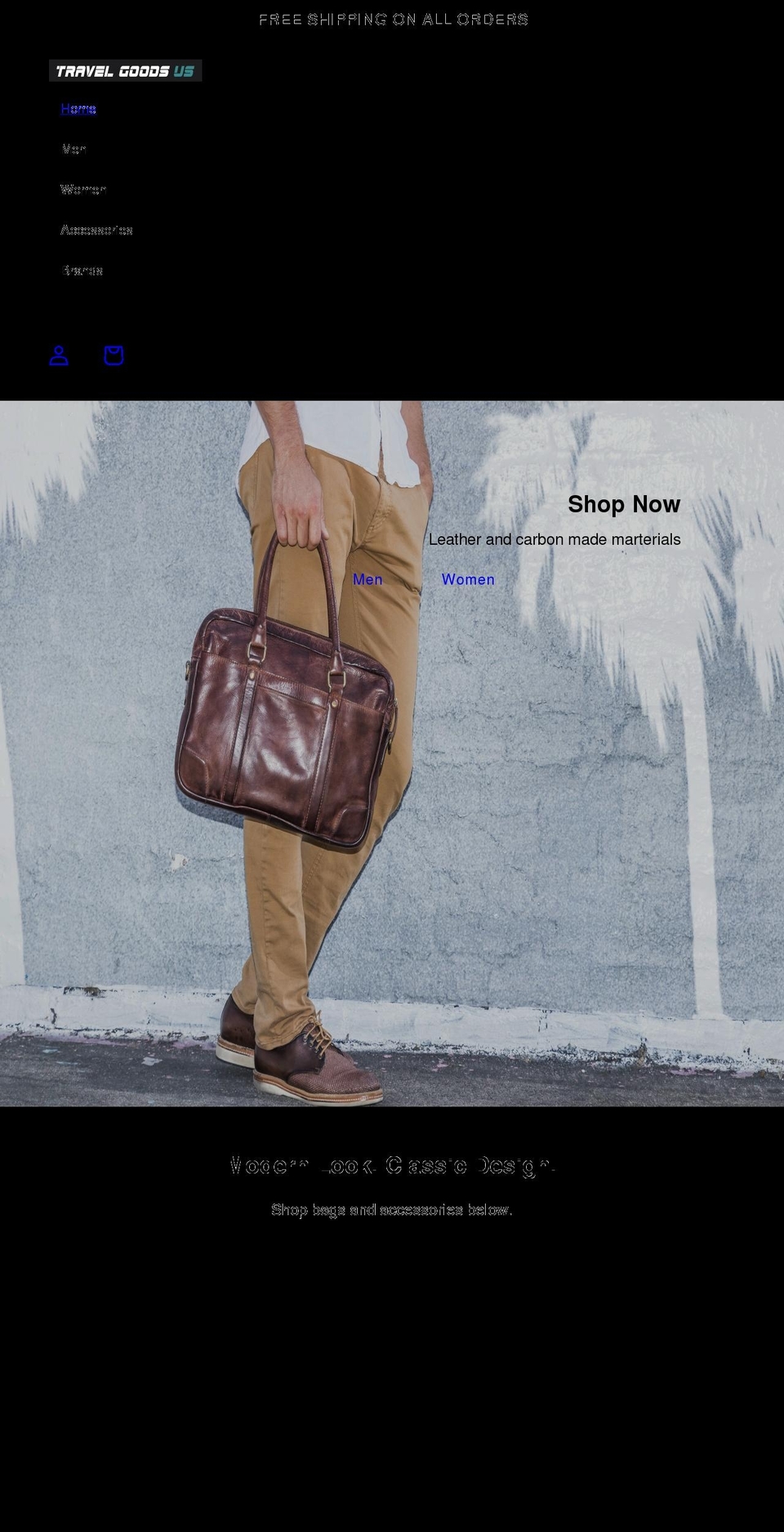 travelgoodsus.com shopify website screenshot
