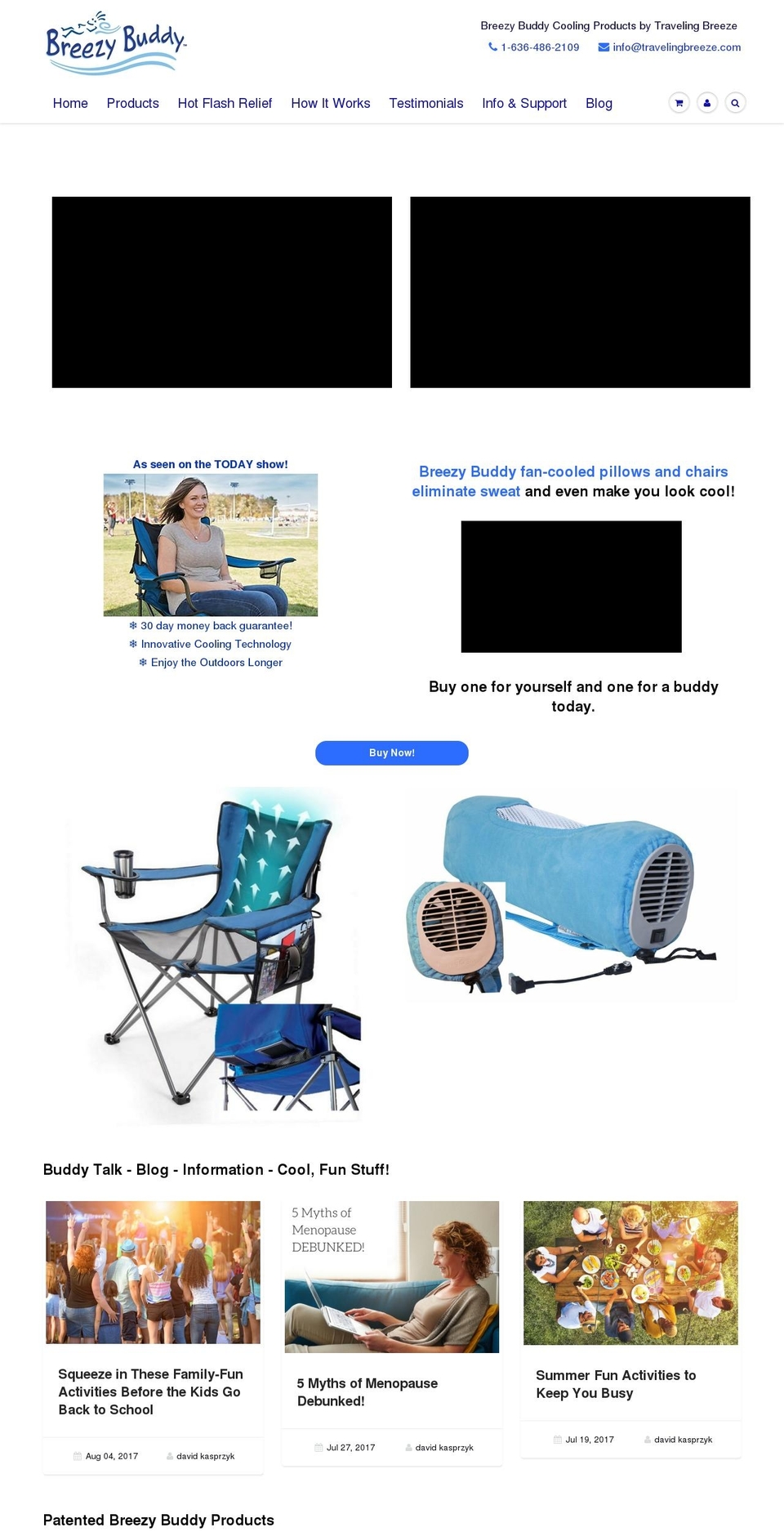 travelinbreeze.com shopify website screenshot