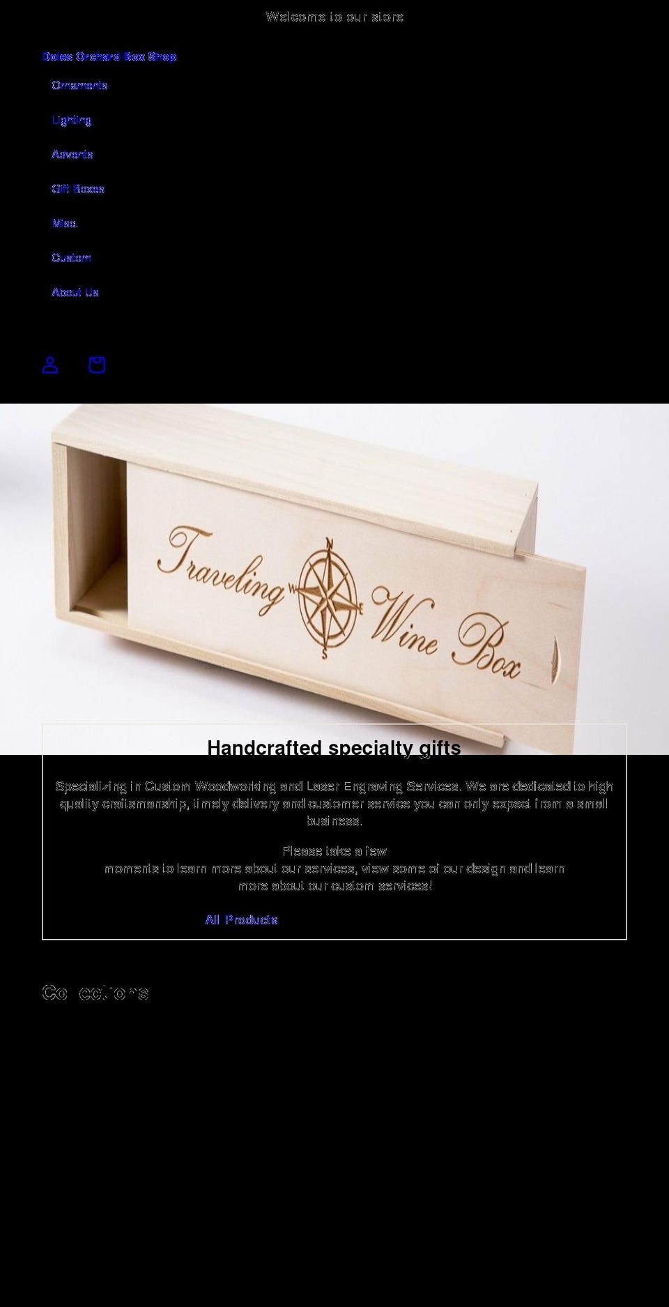 travelinggiftbox.com shopify website screenshot