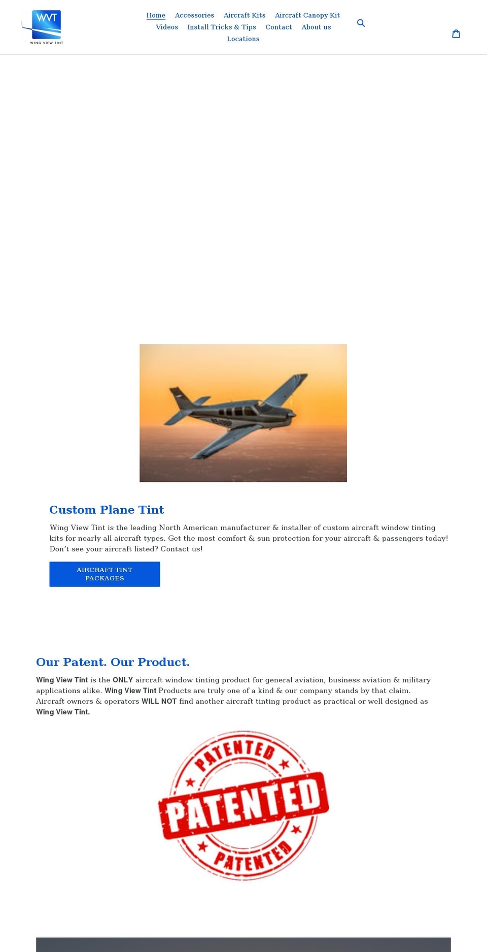 travelingtint.com shopify website screenshot