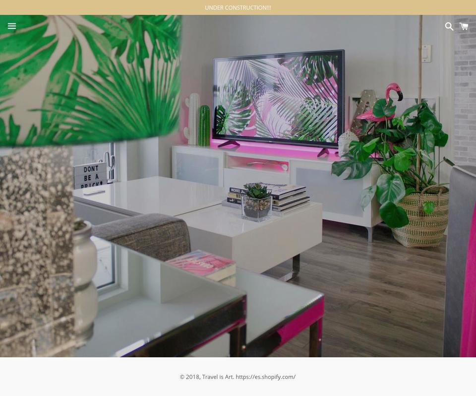 travelisart.com — Shopify storefront screenshot
