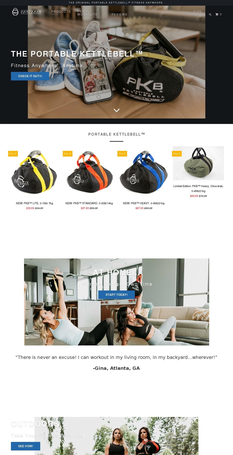 Current Full Parallax-BOLD 6.18 Shopify theme site example travelkettlebells.com