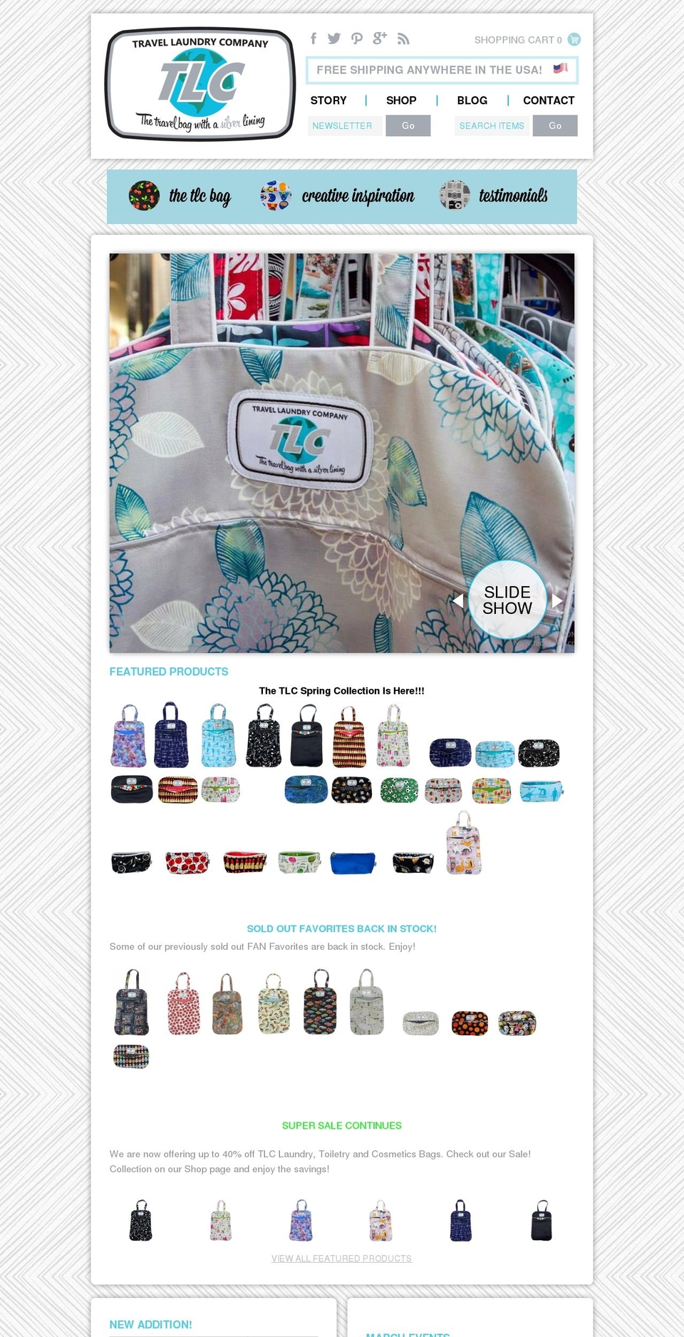 travellaundrycompany.com shopify website screenshot
