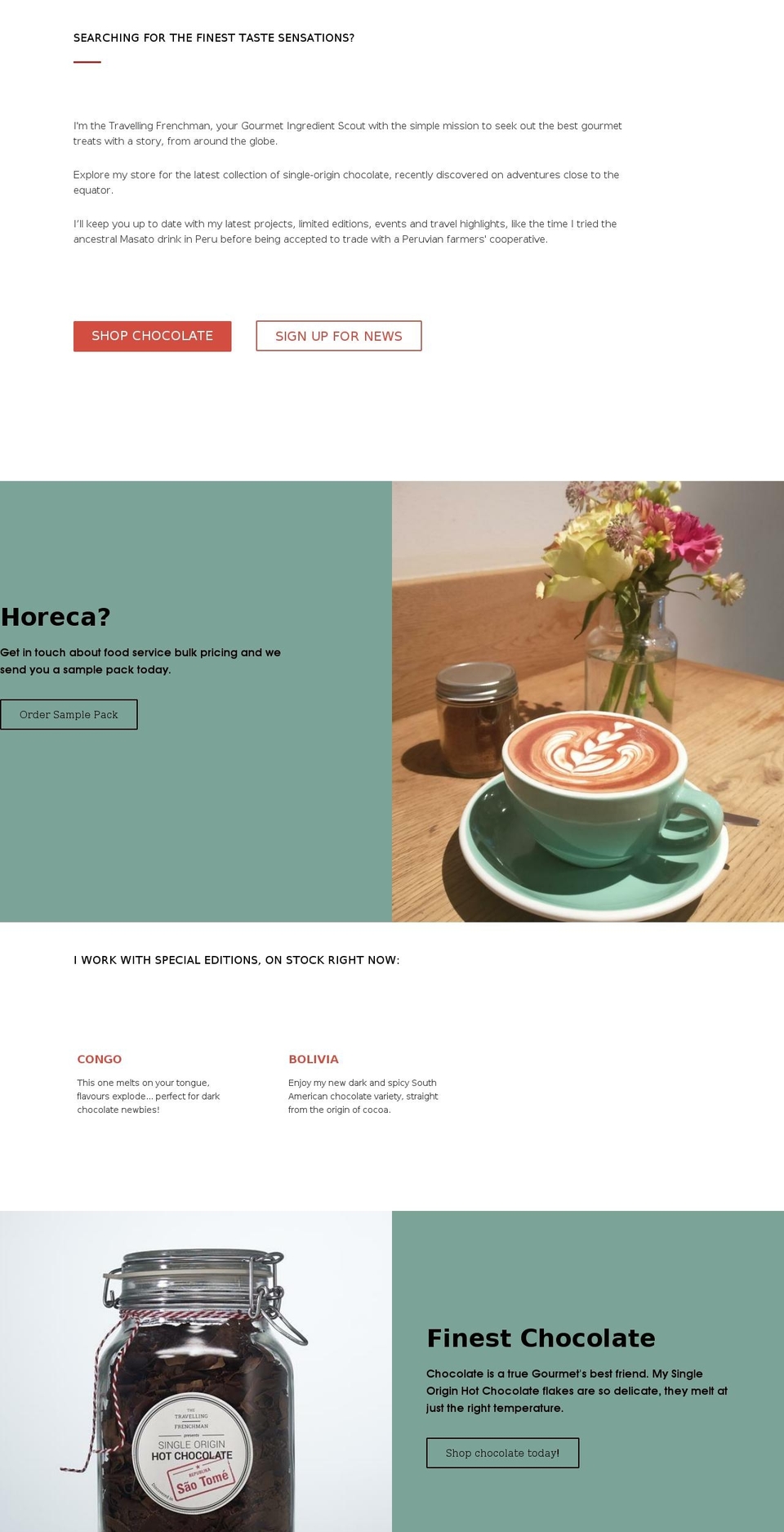 travellingfrenchman.com shopify website screenshot