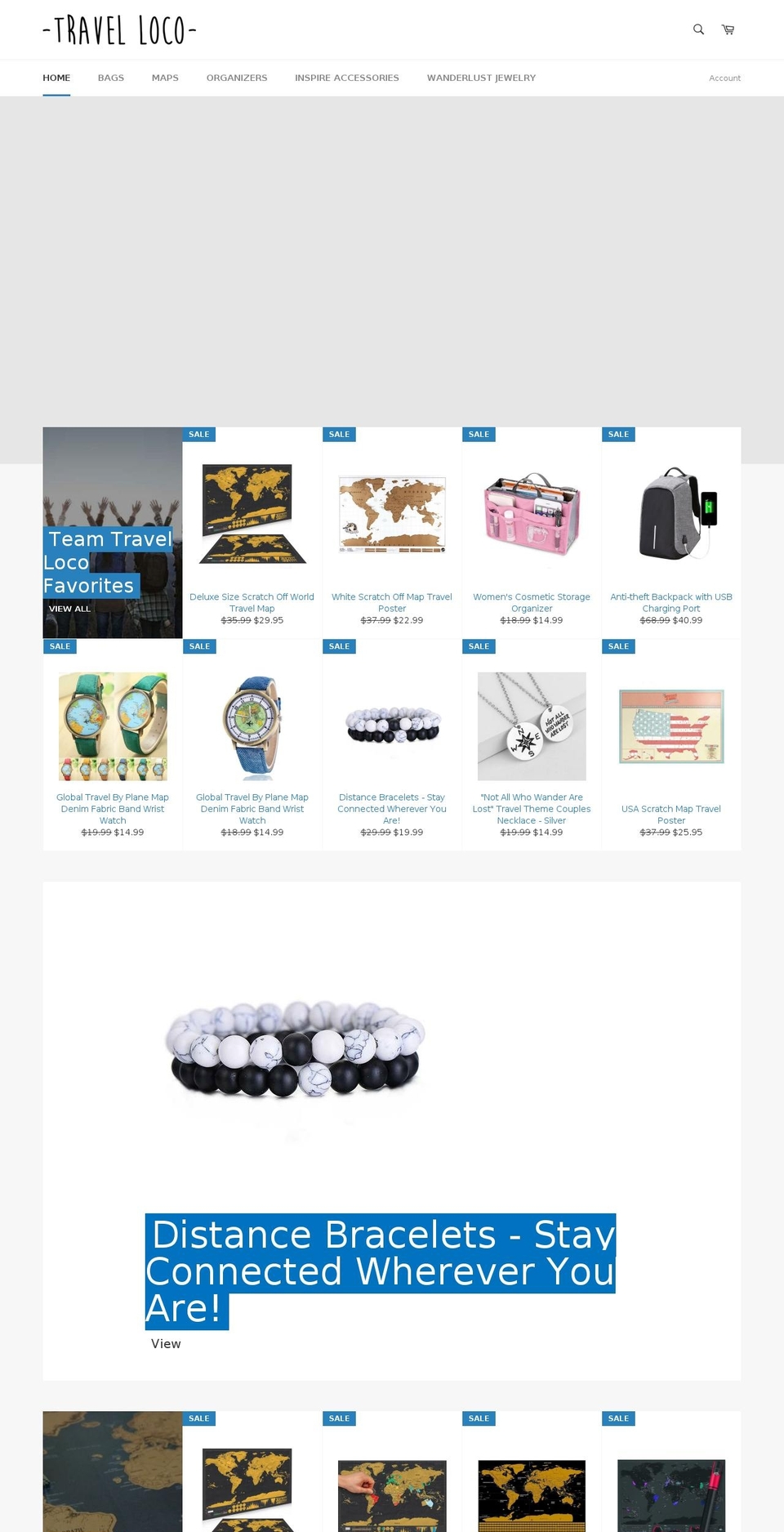 travelloco.net shopify website screenshot