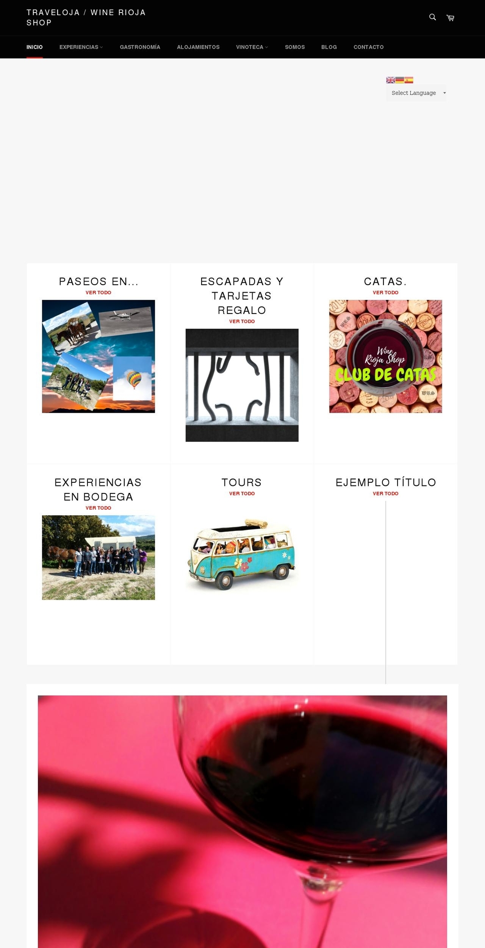 traveloja.com shopify website screenshot