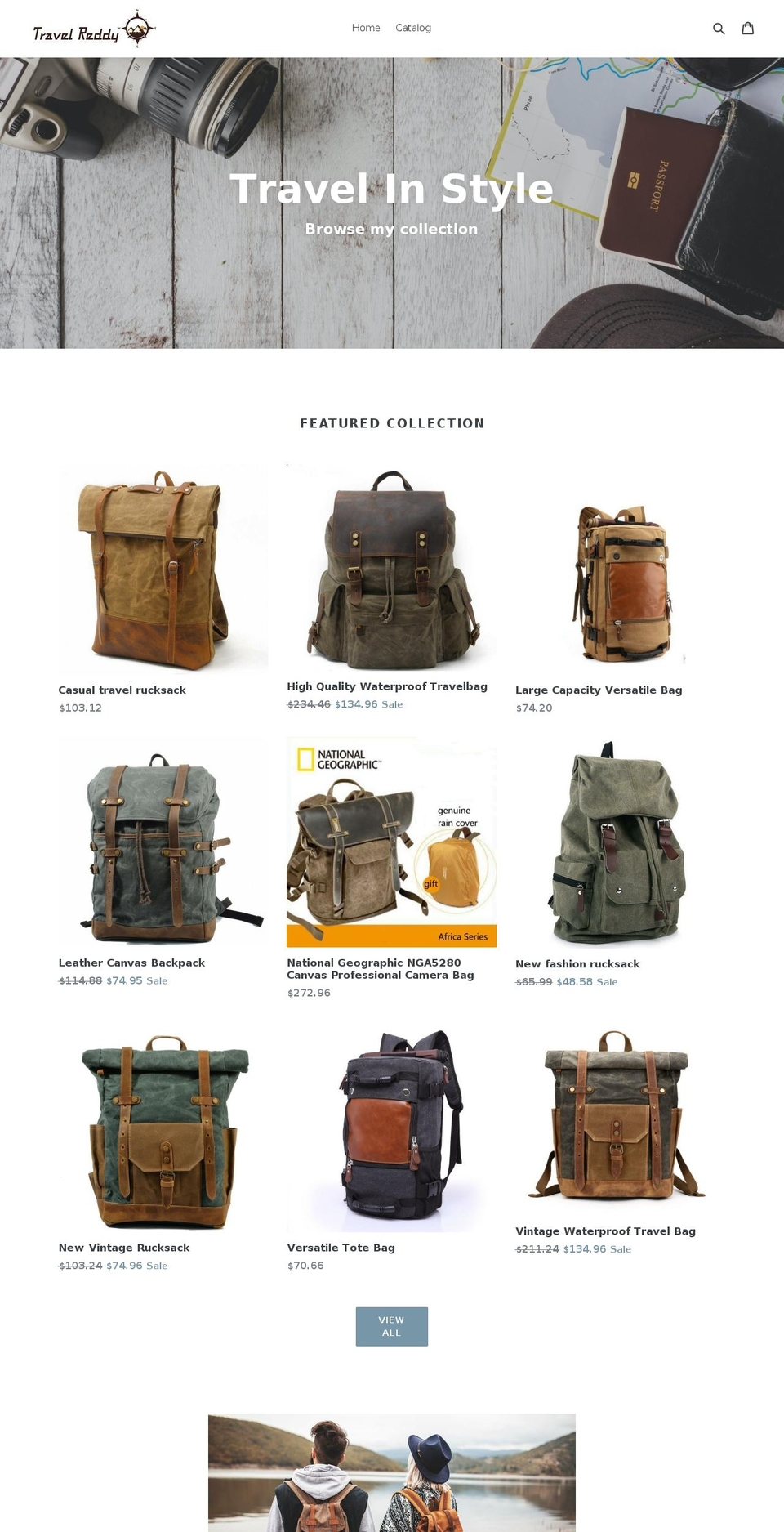 travelreddy.com — Shopify storefront screenshot