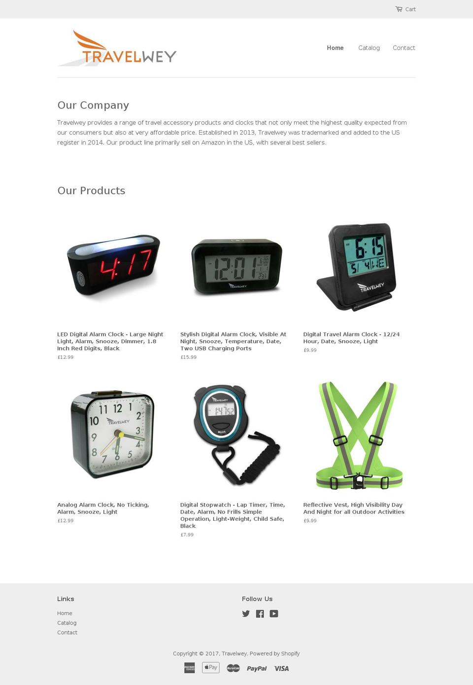 travelwey.com shopify website screenshot