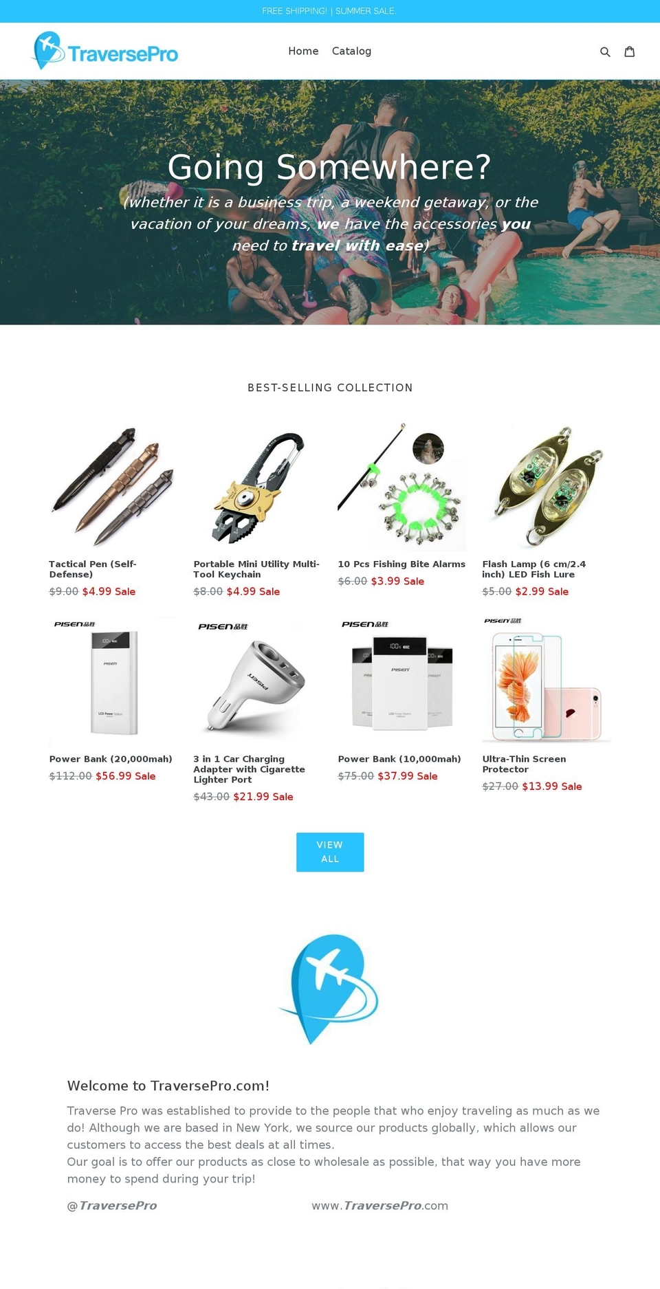 traversepro.com — Shopify storefront screenshot