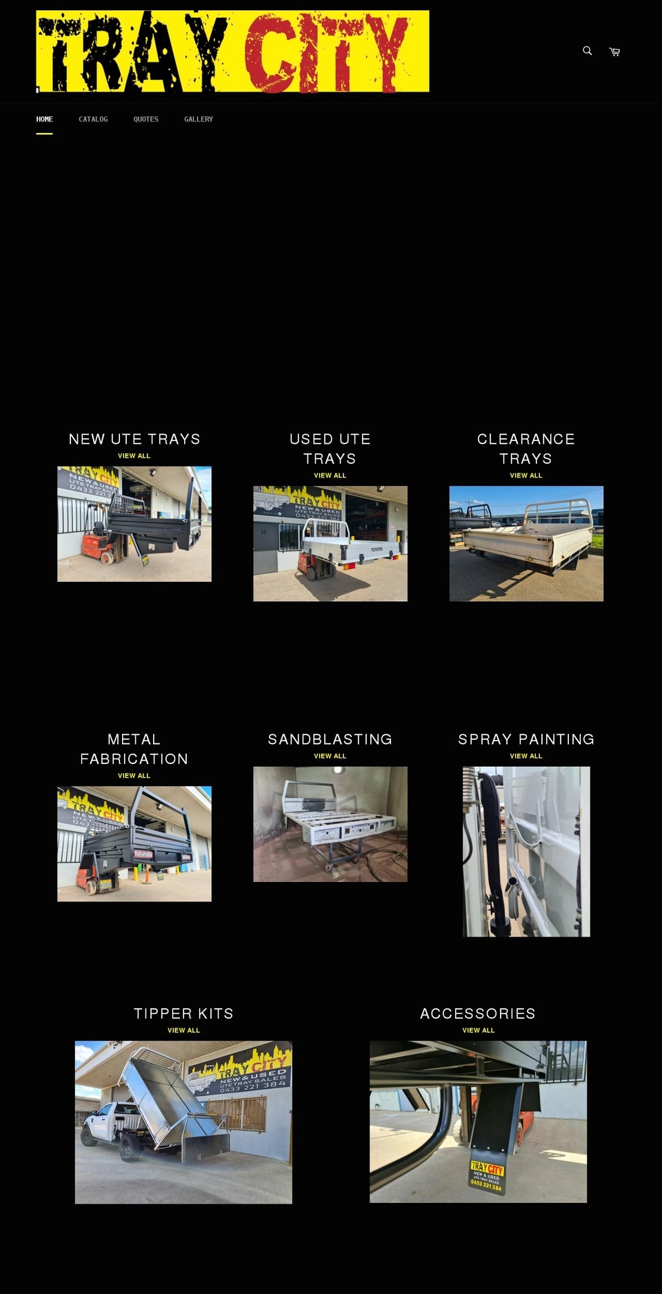 traycity.com shopify website screenshot