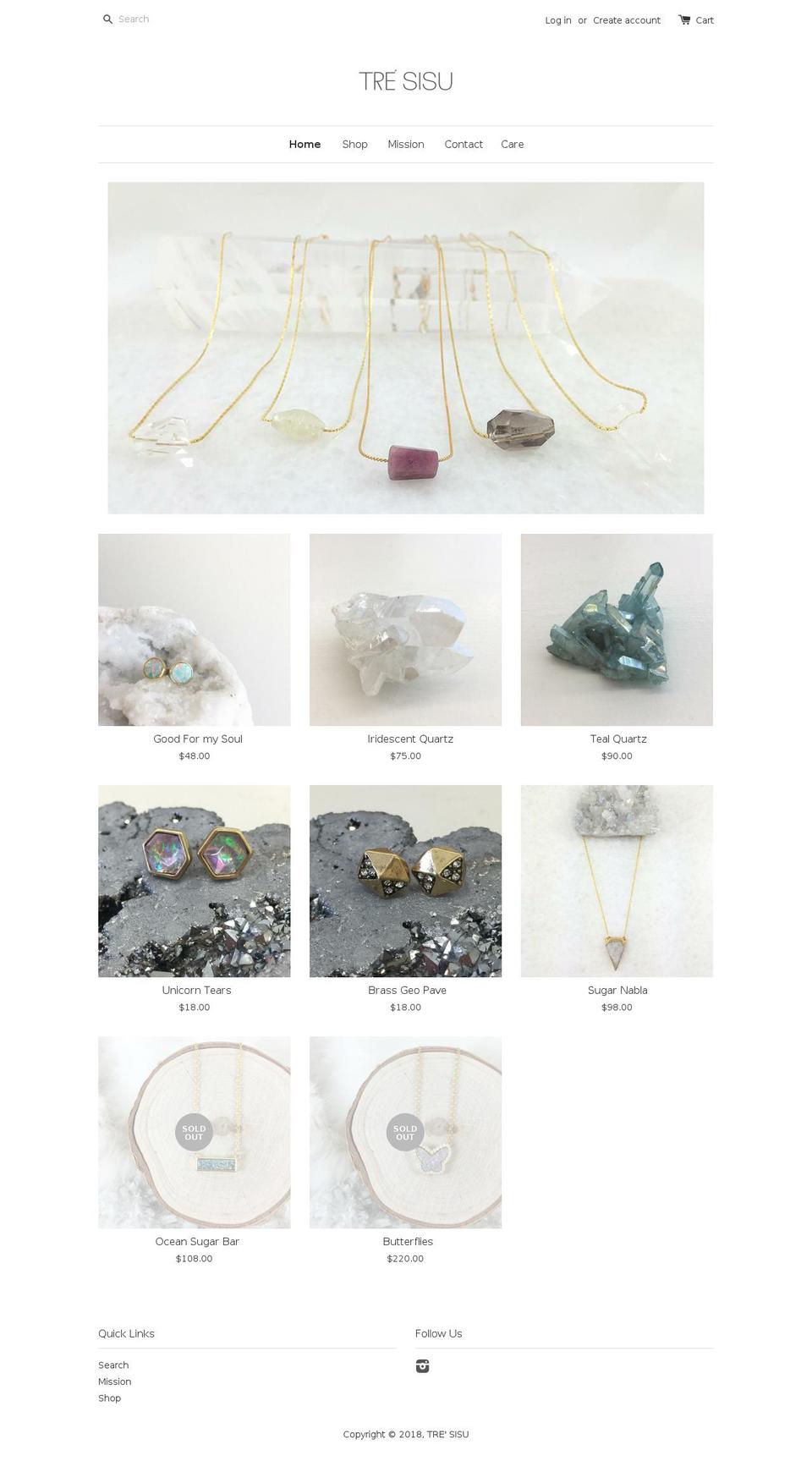 tre-sisu.com — Shopify storefront screenshot