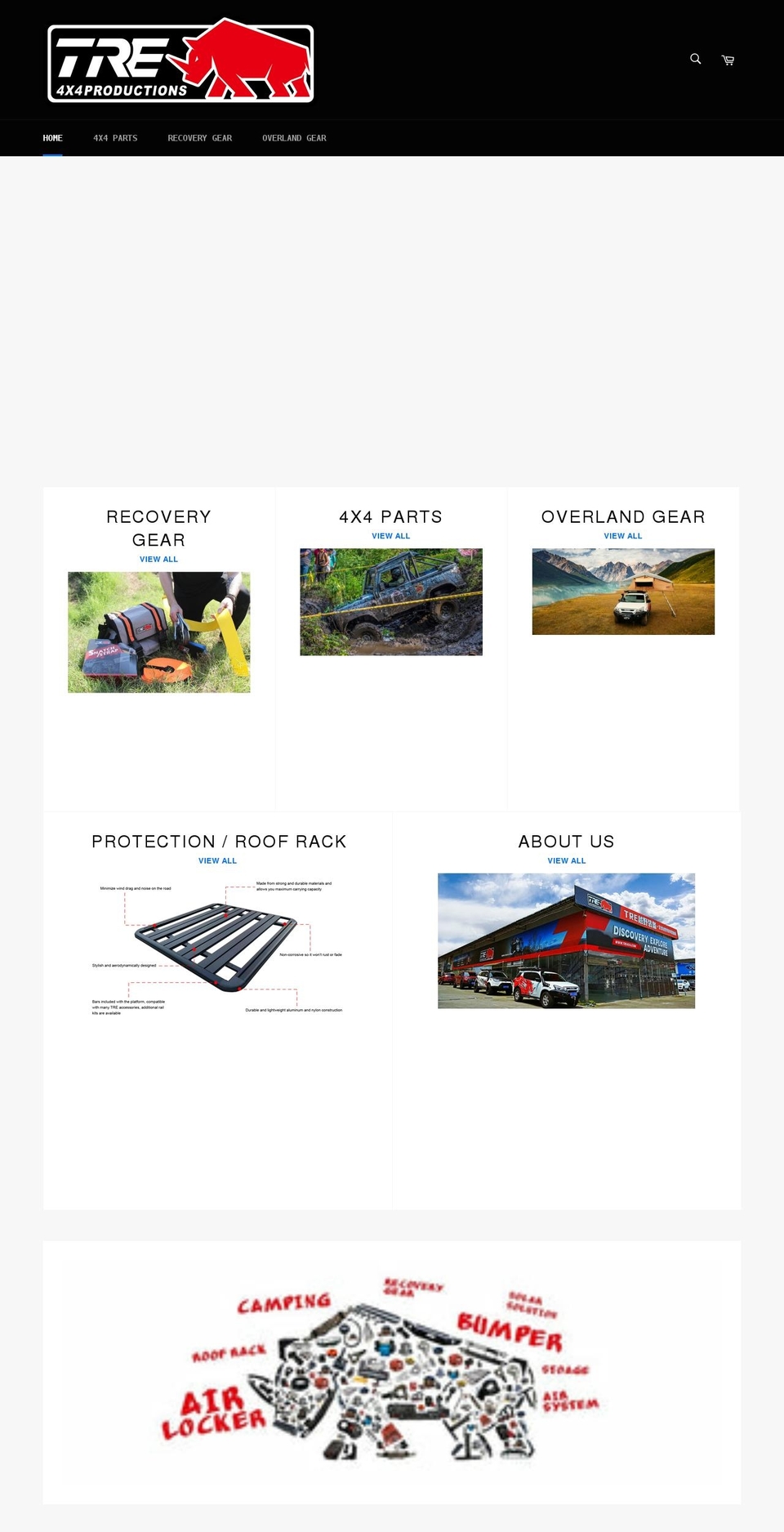 tre4x4usa.com shopify website screenshot