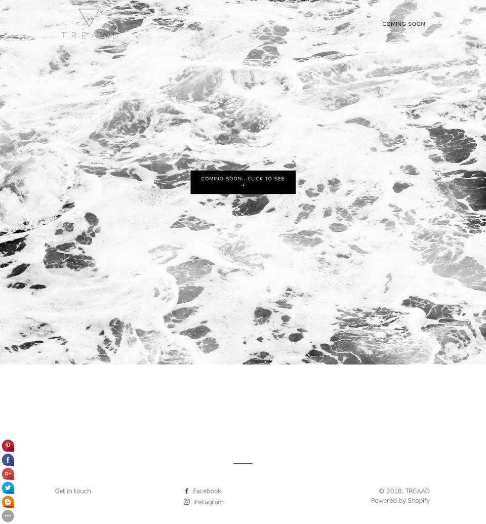treaadsaves.com — Shopify storefront screenshot