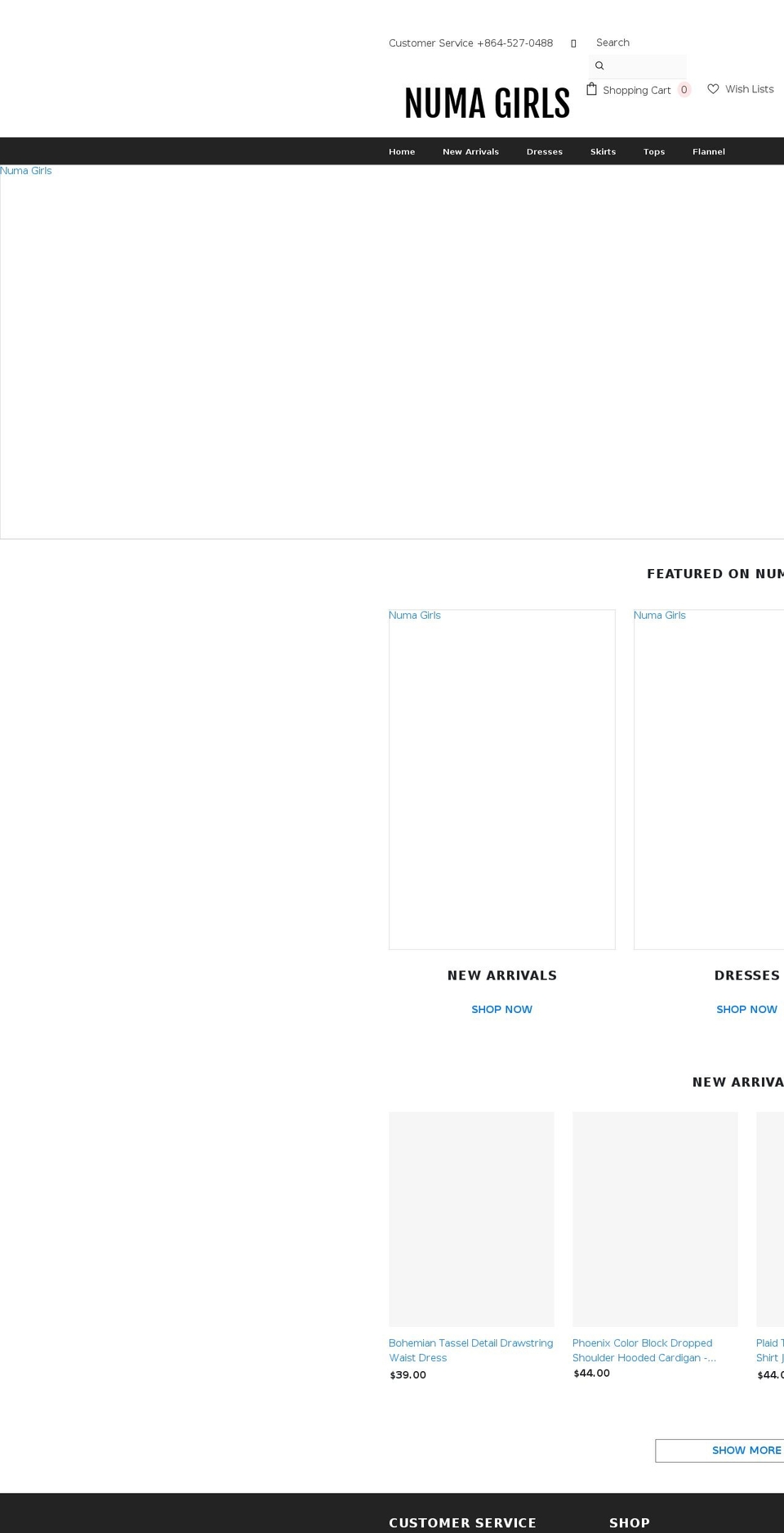 treasuredress.com — Shopify storefront screenshot