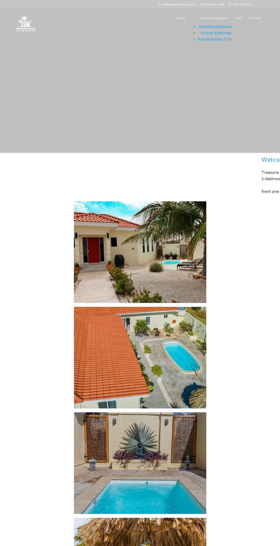 treasurepalms.com — Shopify storefront screenshot