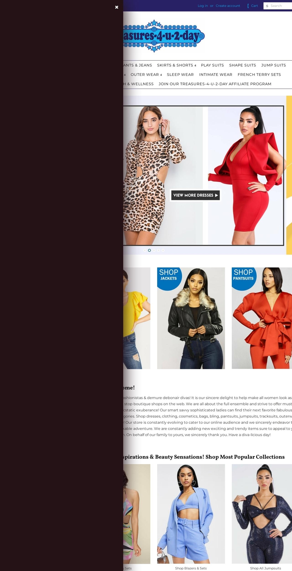 treasures-4-u-2-day.com — Shopify storefront screenshot