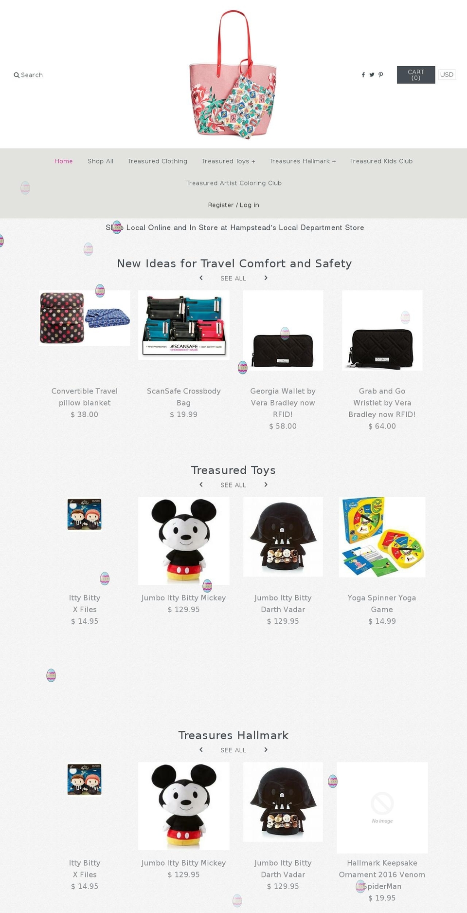treasureshampstead.com shopify website screenshot