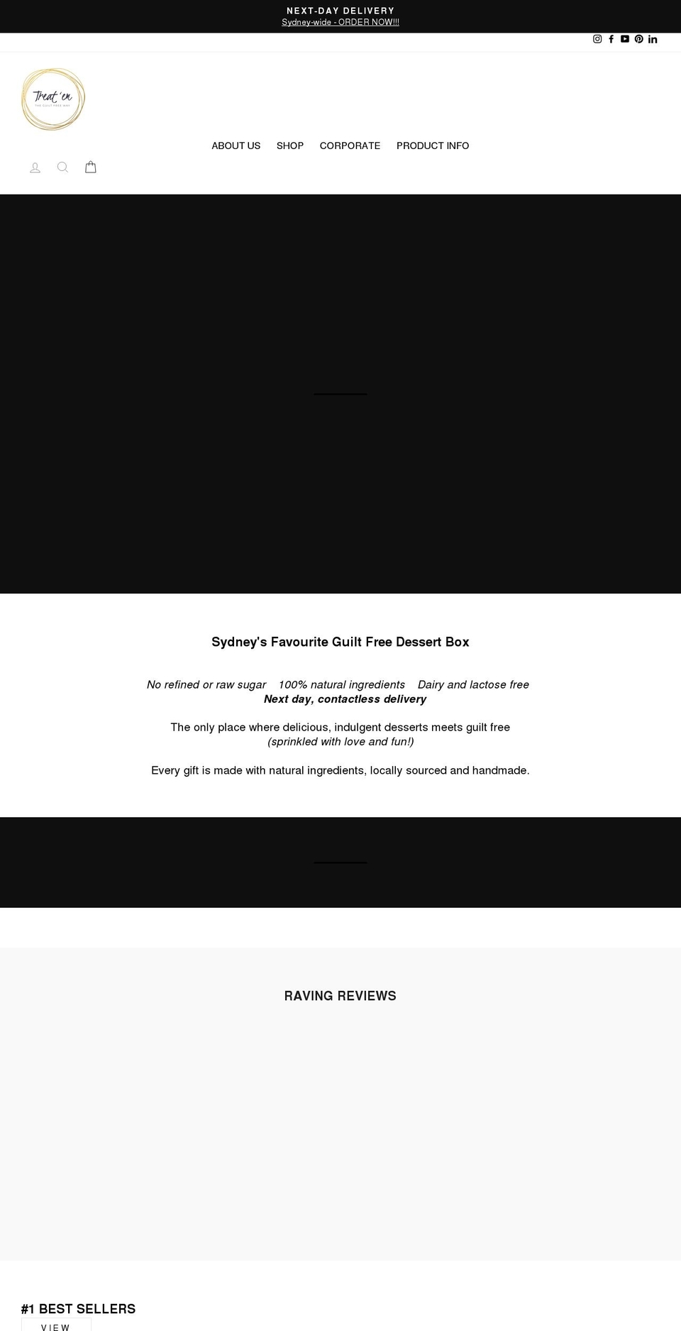 treatem.com.au shopify website screenshot