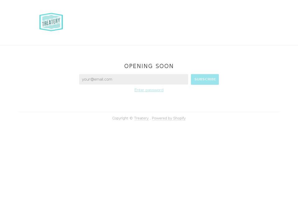 treateryshop.com — Shopify storefront screenshot