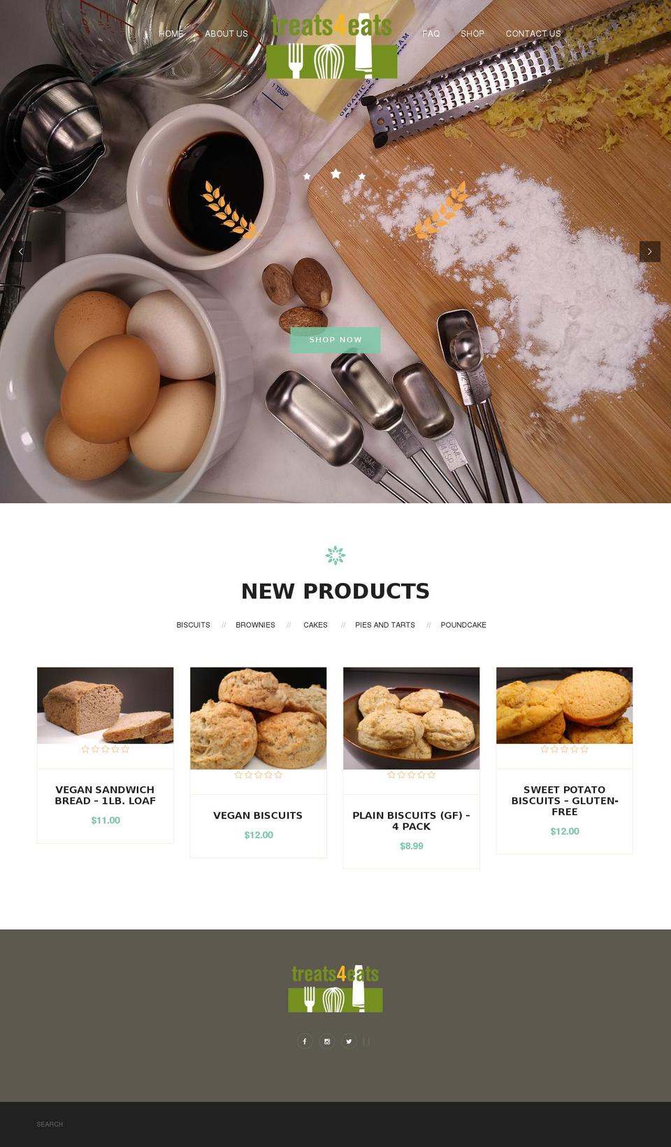 treats4eats.com — Shopify storefront screenshot