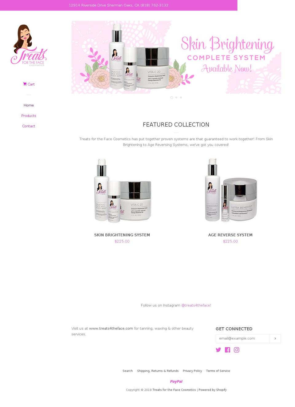 treatscosmetics.com — Shopify storefront screenshot