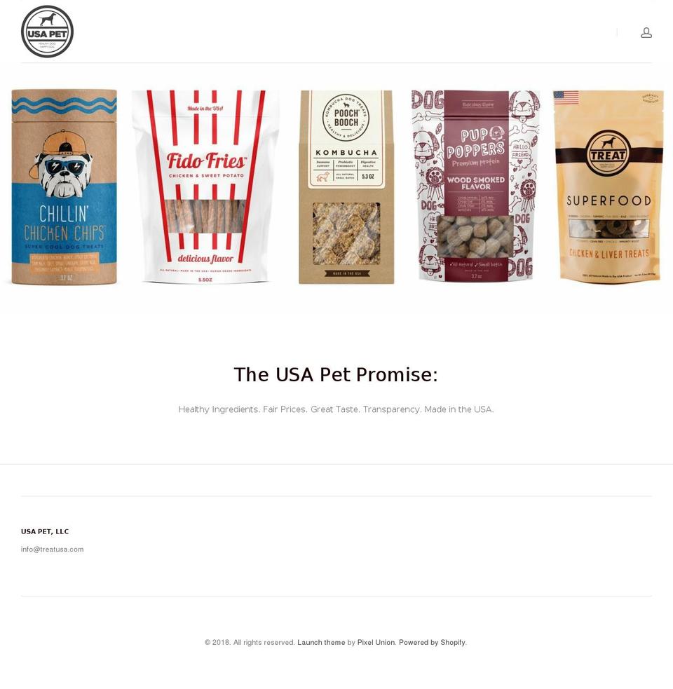 treatusa.com — Shopify storefront screenshot