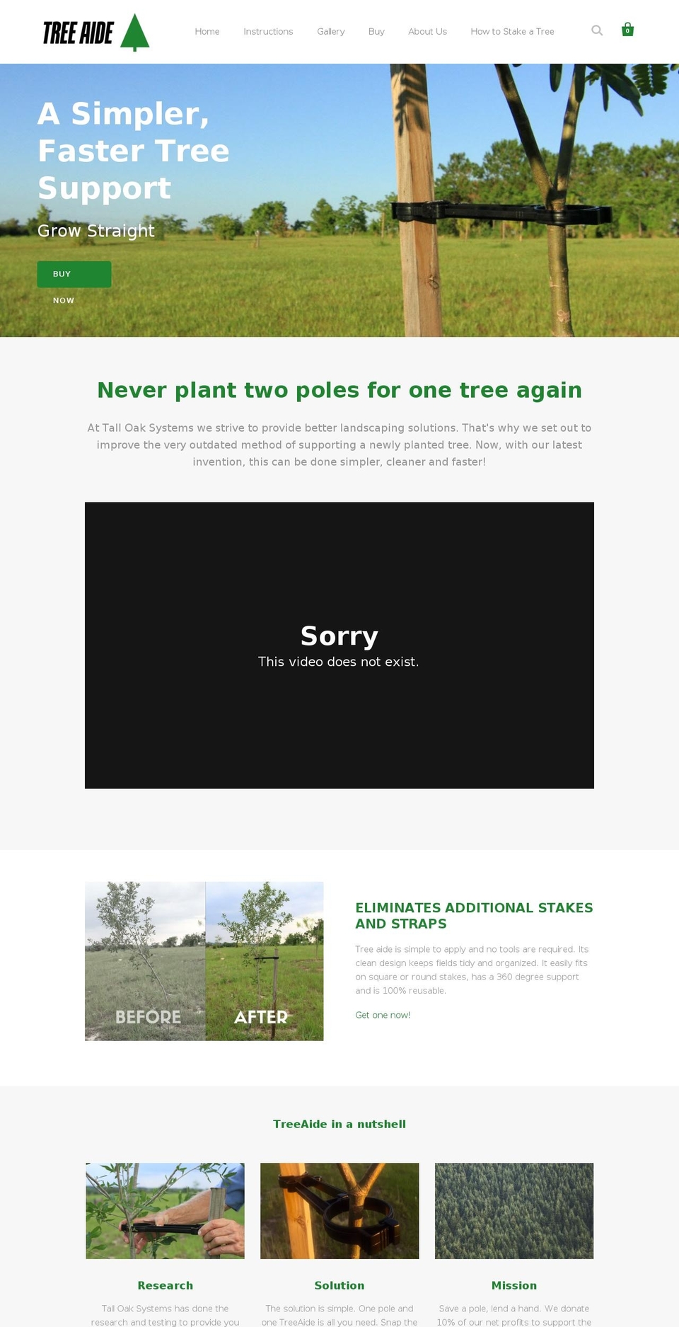 treeaide.com — Shopify storefront screenshot