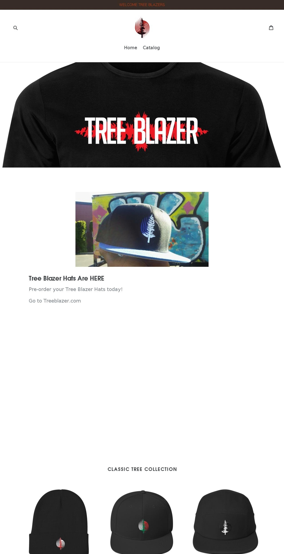 treeblazer.com shopify website screenshot